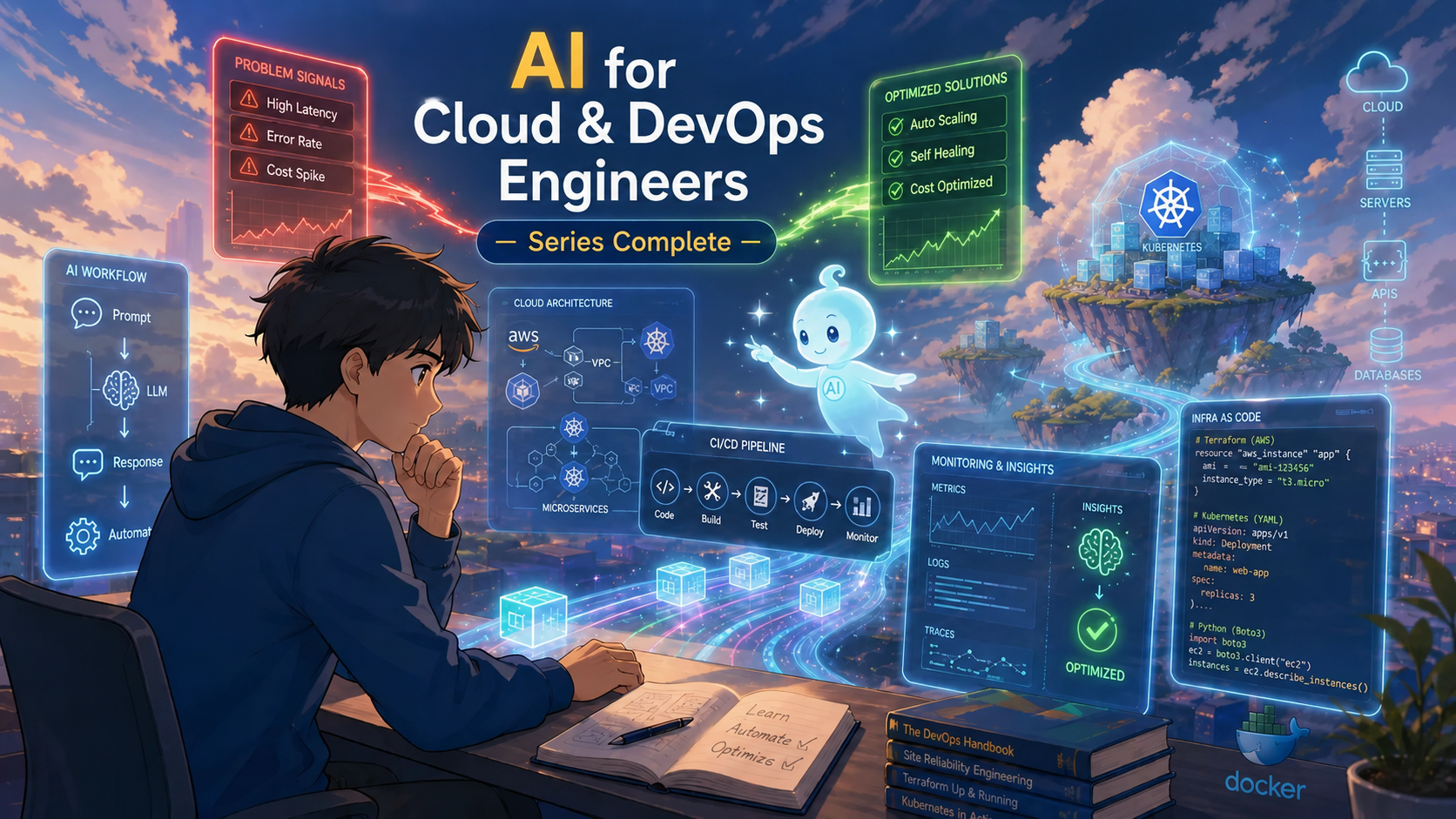 🤖 AI for Cloud & DevOps Engineers — Series Completed