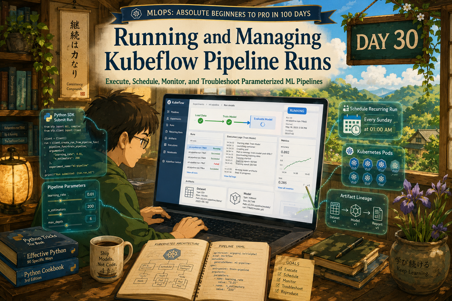 Running and Managing Kubeflow Pipeline Runs