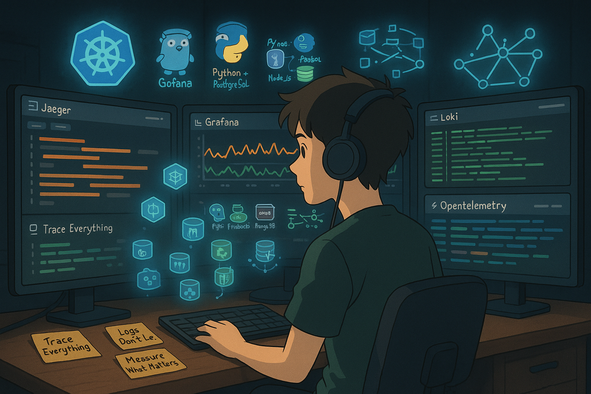 Project: Kubernetes Microservices Observability Stack: Tracing, Logging, and Metrics with OpenTelemetry, Jaeger, Loki, and Prometheus-Grafana