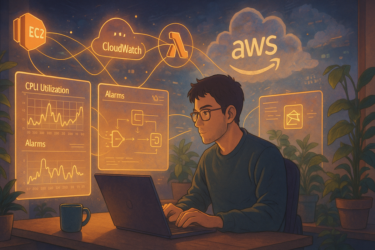 AWS Project Challenge 3:  EC2 Monitoring with CloudWatch & Automated Remediation